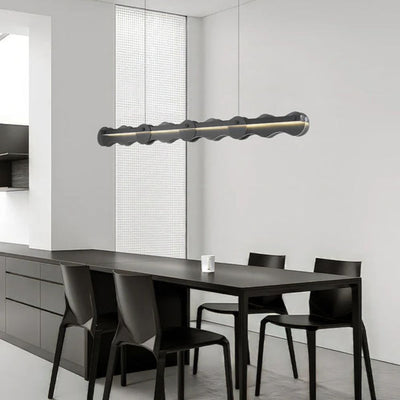 Lustre en Verre Créatif Moderne Style Barre en Verre Coloré - Lumiine