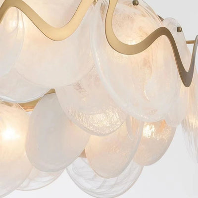 Lustre en Verre Design Style Français