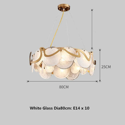 Lustre en Verre Design Style Français