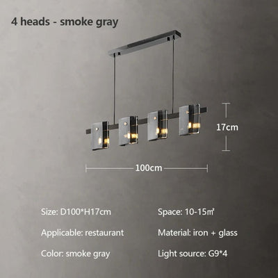 Lustre Verre Minimaliste Italien pour un Éclairage Moderne - Lumiine
