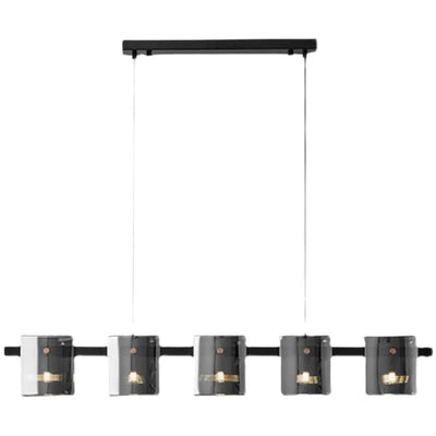 Lustre Verre Minimaliste Italien pour un Éclairage Moderne - Lumiine

