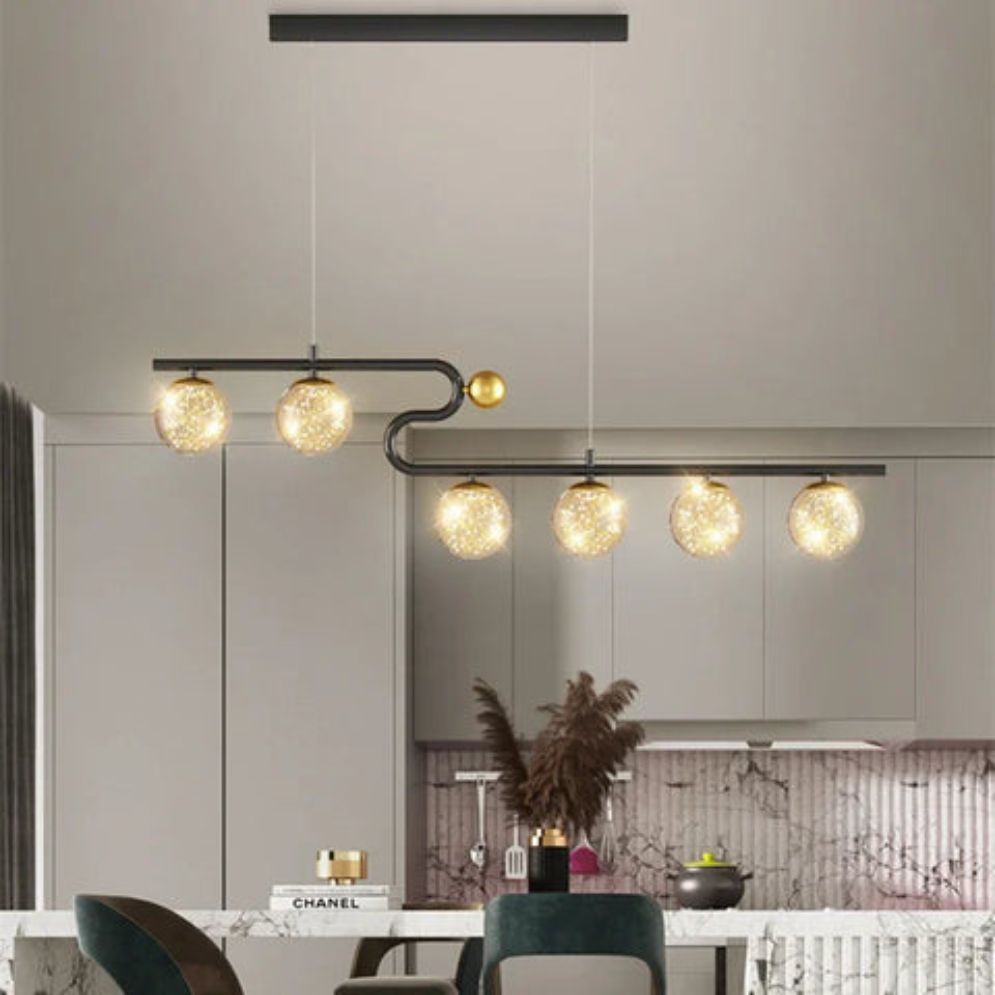 Lustre Industriel Rétro LED Fer Nordique Suspension Éclairage - Lumiine

