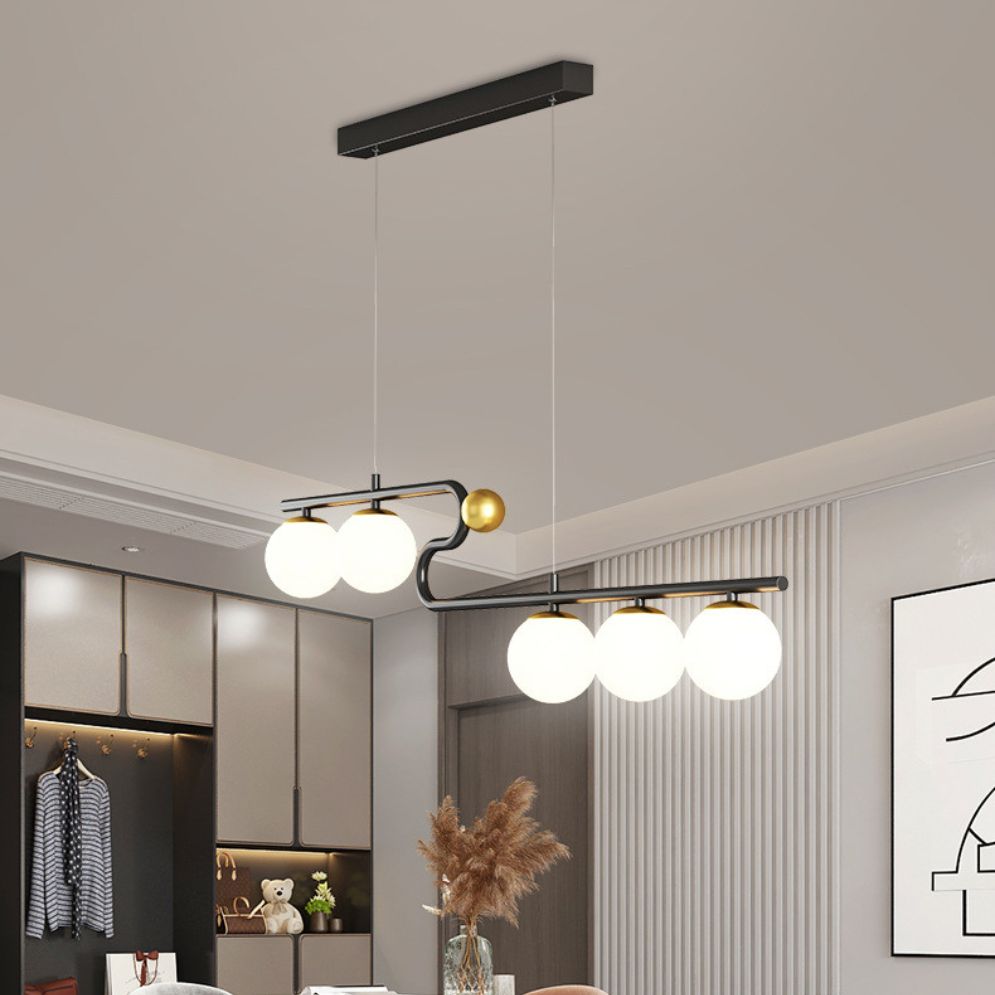 Lustre Industriel Rétro LED Fer Nordique Suspension Éclairage - Lumiine

