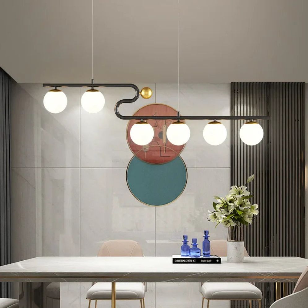 Lustre Industriel Rétro LED Fer Nordique Suspension Éclairage - Lumiine

