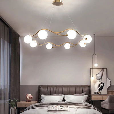 Lustre Led à Anneau Unique Minimaliste Nordique - Lumiine