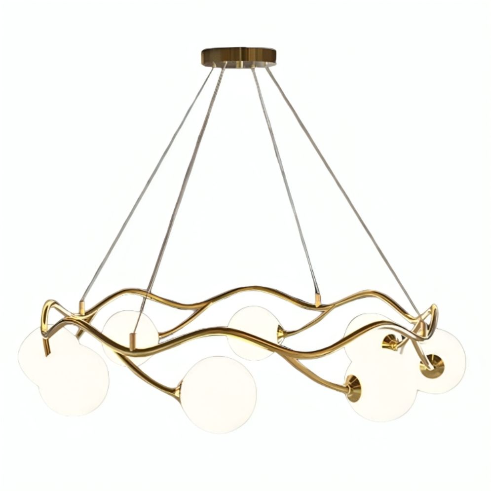 Lustre Led à Anneau Unique Minimaliste Nordique - Lumiine