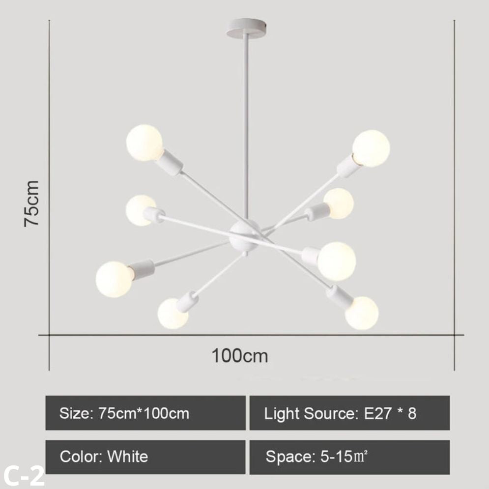 Lustre Led de Style Nordique - Lumiine
