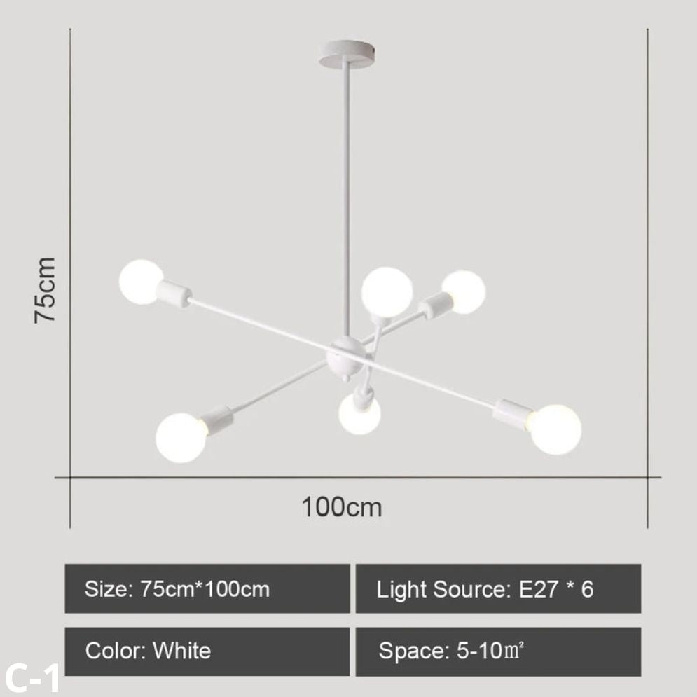 Lustre Led de Style Nordique - Lumiine