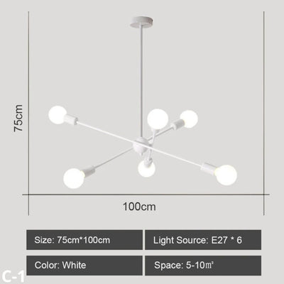 Lustre Led de Style Nordique - Lumiine