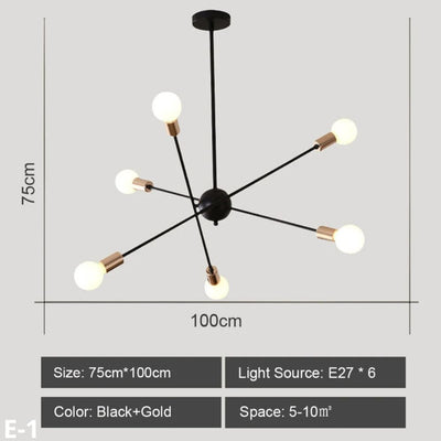 Lustre Led de Style Nordique - Lumiine