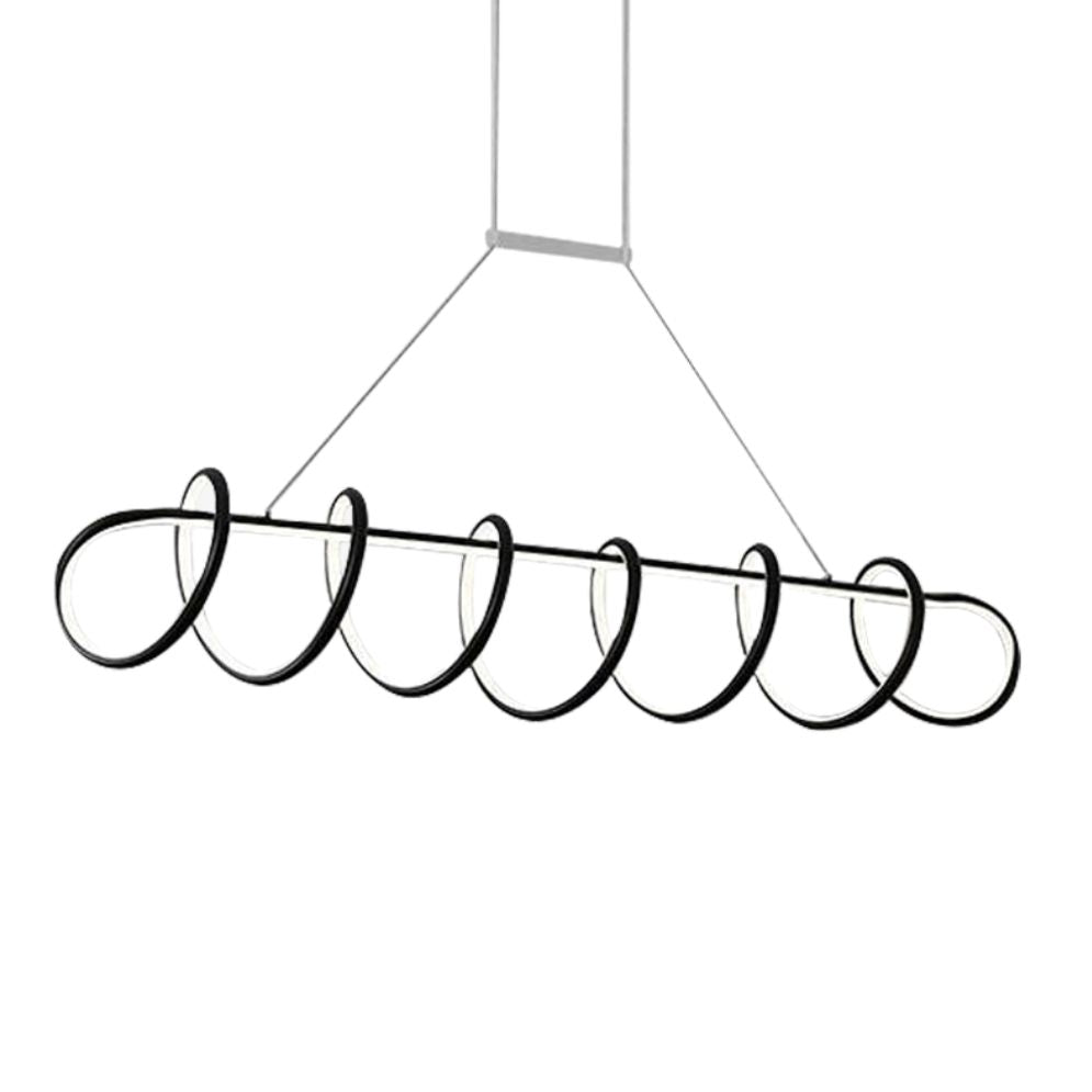 Lustre LED en Spirale Design Suspendu Cuisine Salle à Manger - Lumiine