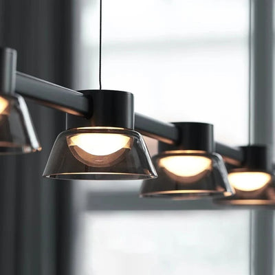 Lustre Led en Verre pour Bar et Décoration de Maison - Lumiine