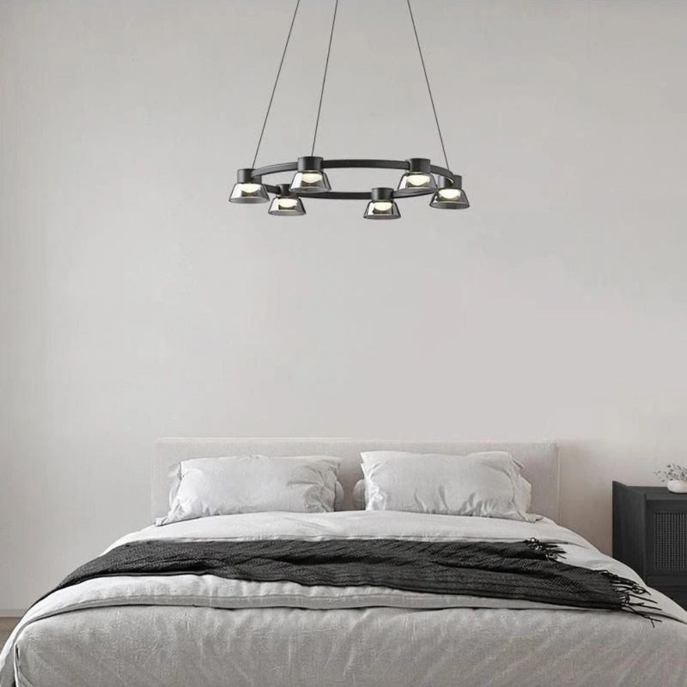 Lustre Led en Verre pour Bar et Décoration de Maison - Lumiine