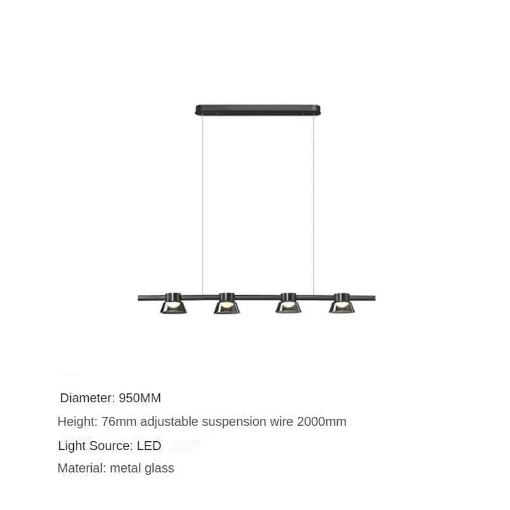 Lustre Led en Verre pour Bar et Décoration de Maison - Lumiine