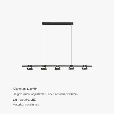 Lustre Led en Verre pour Bar et Décoration de Maison - Lumiine