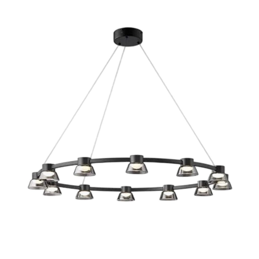 Lustre Led en Verre pour Bar et Décoration de Maison - Lumiine