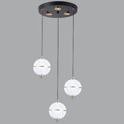 Lustre Led Ligne Longue Moderne Suspension Villa Éclairage - Lumiine