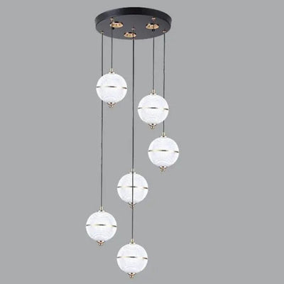 Lustre Led Ligne Longue Moderne Suspension Villa Éclairage - Lumiine