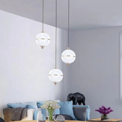 Lustre Led Ligne Longue Moderne Suspension Villa Éclairage - Lumiine