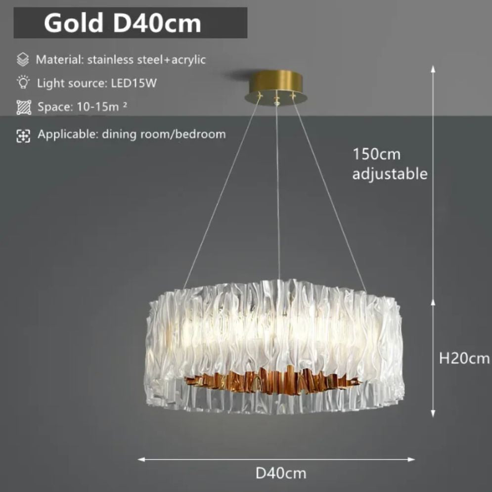 Lustre Led Minimaliste Moderne Art Décor Suspendu - Lumiine