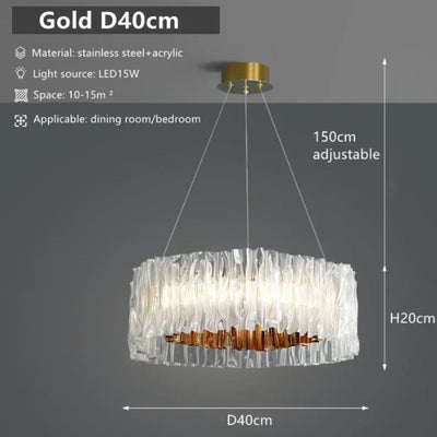 Lustre Led Minimaliste Moderne Art Décor Suspendu - Lumiine