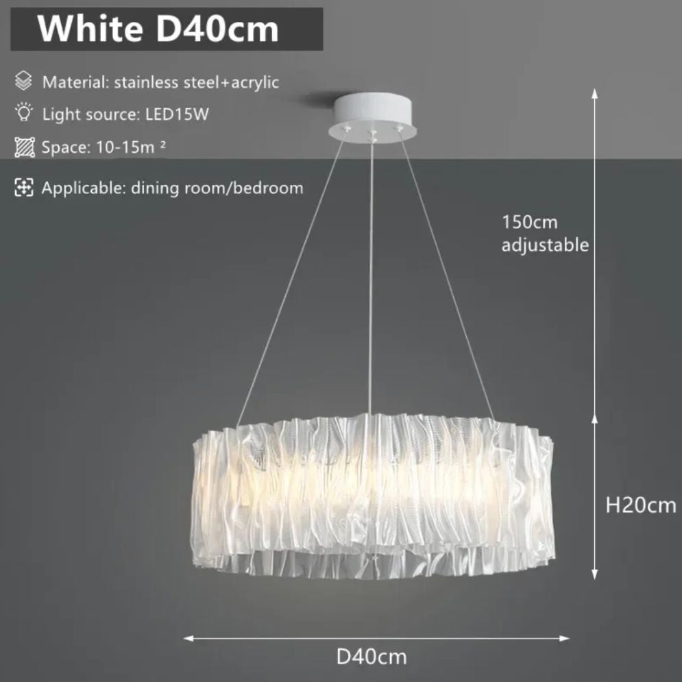 Lustre Led Minimaliste Moderne Art Décor Suspendu - Lumiine