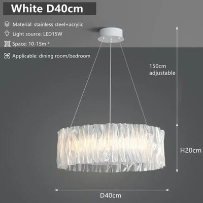 Lustre Led Minimaliste Moderne Art Décor Suspendu - Lumiine