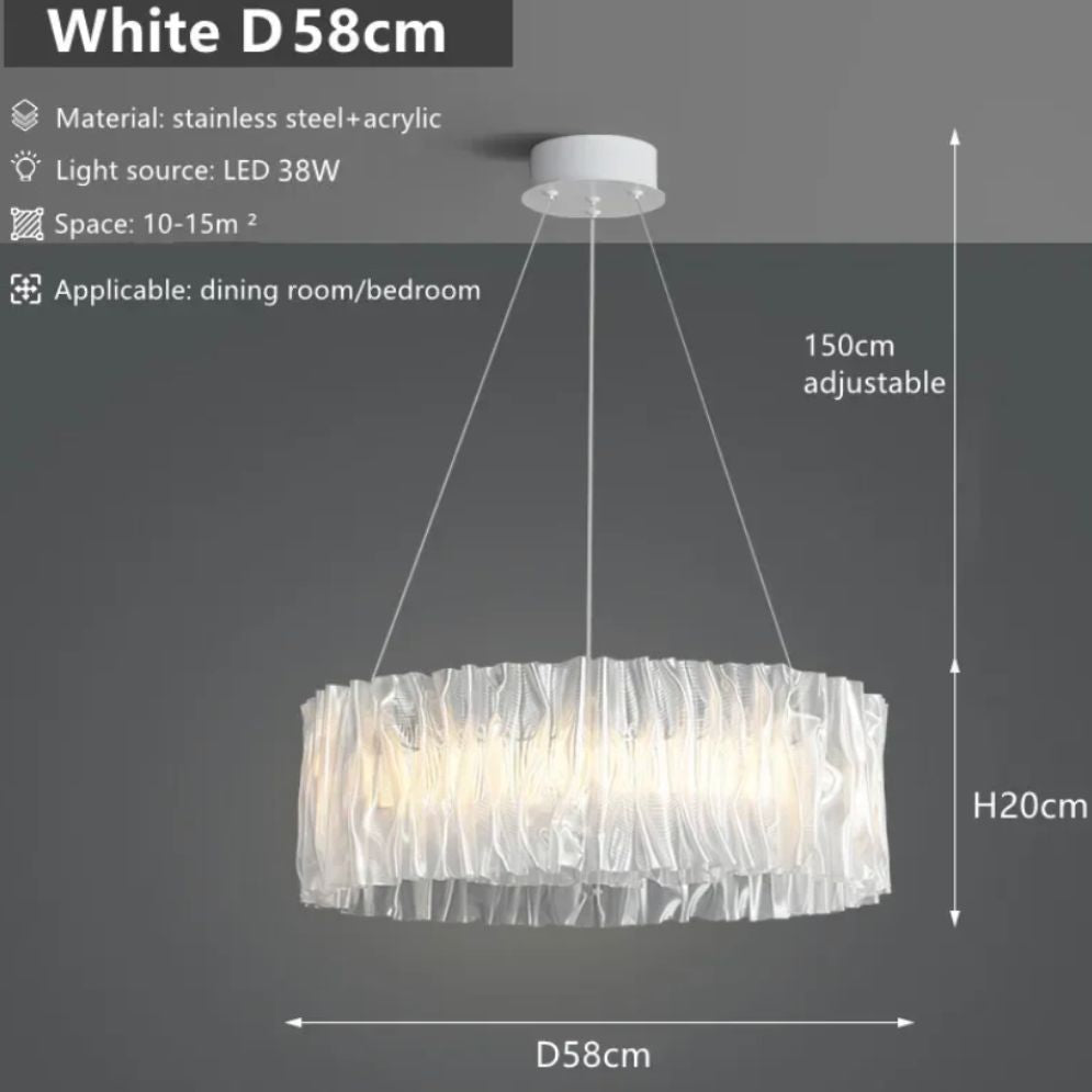 Lustre Led Minimaliste Moderne Art Décor Suspendu - Lumiine
