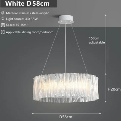 Lustre Led Minimaliste Moderne Art Décor Suspendu - Lumiine