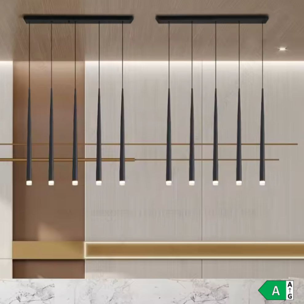 Lustre LED Minimaliste Moderne pour Table Escalier Design - Lumiine
