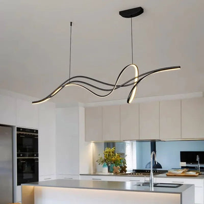 Lustre Led Moderne Design Minimaliste pour Décoration Intérieure - Lumiine