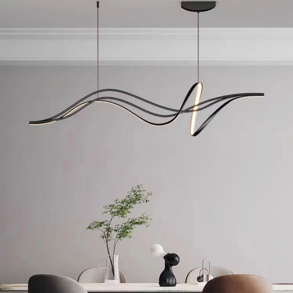 Lustre Led Moderne Design Minimaliste pour Décoration Intérieure - Lumiine