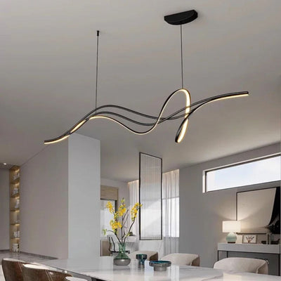 Lustre Led Moderne Design Minimaliste pour Décoration Intérieure - Lumiine