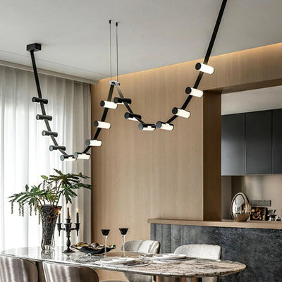 Lustre Led Moderne Nordique Loft Salon Cuisine - Lumiine