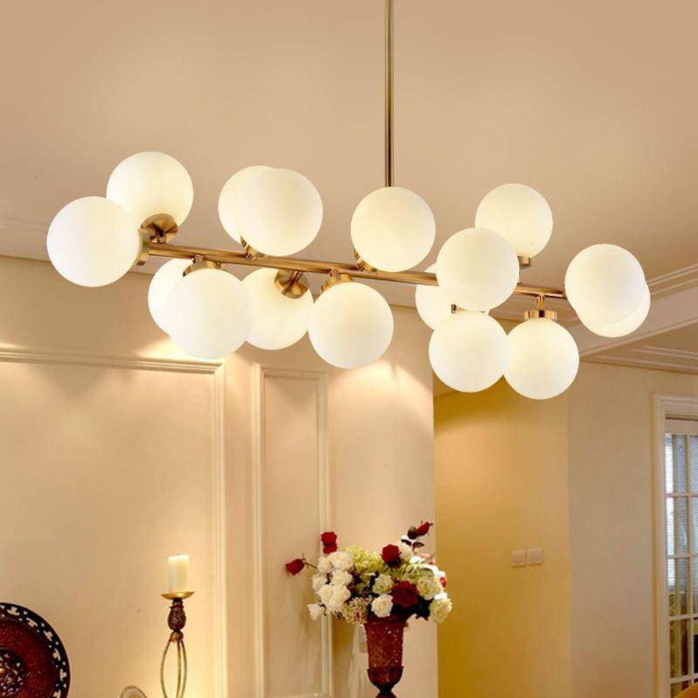 Lustre LED Moderne pour Éclairage Intérieur Suspension Plafonnier