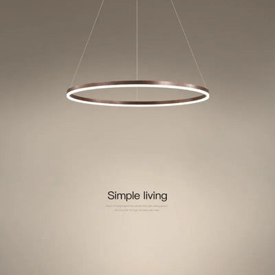 Lustre Led Moderne Semi-Noir Blanc Or Intérieur Salon Manger Chambre