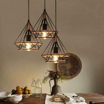 Lustre Nordique Industriel pour Décoration Intérieure Moderne - Lumiine