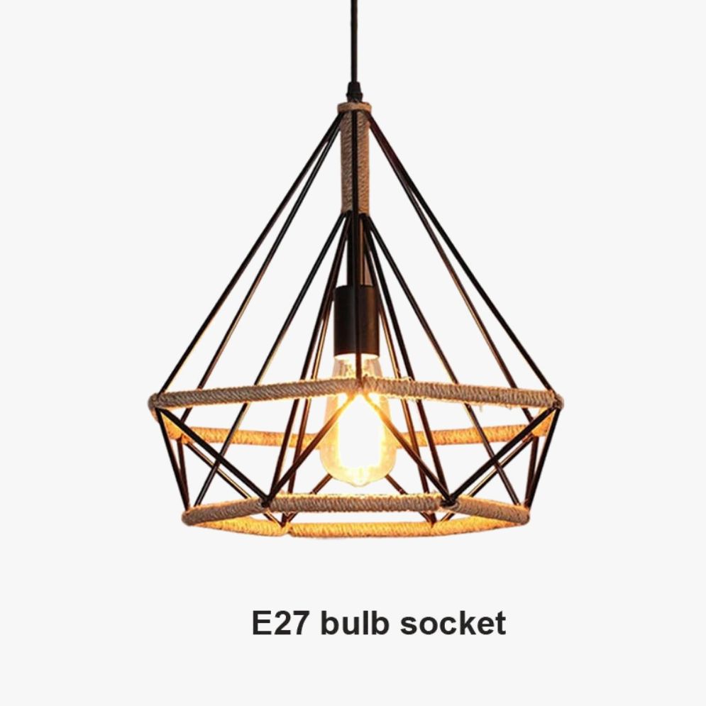 Lustre Nordique Industriel pour Décoration Intérieure Moderne - Lumiine