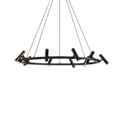 Lustre LED Nordique Réglable Design Maison Éclairage Luminaire - Lumiine 