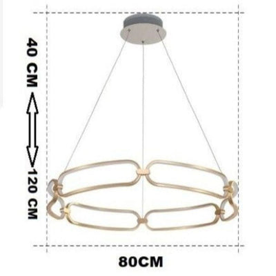 Lustre Design Moderne Villa Nordique Double - Lumiine