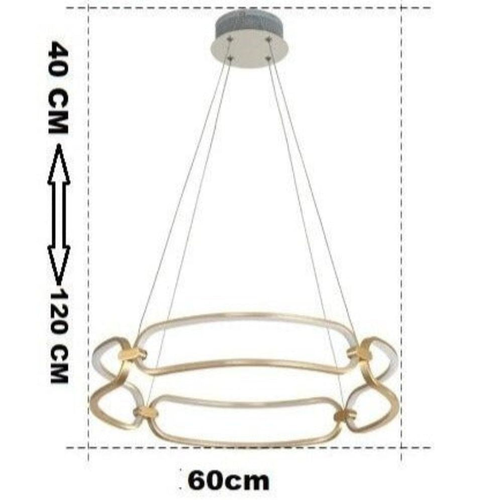 Lustre Design Moderne Villa Nordique Double