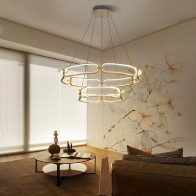 Lustre Design Moderne Villa Nordique Double - Lumiine