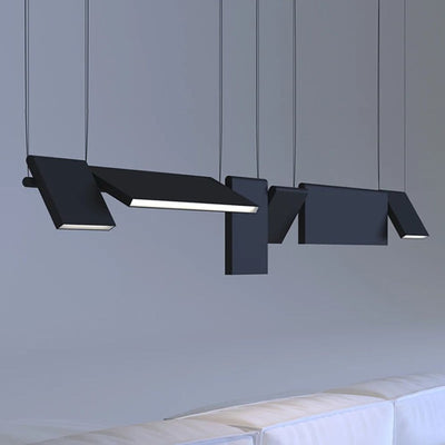 Lustre Led Rotatif Moderne intensité Variable pour Éclairage - Lumiine