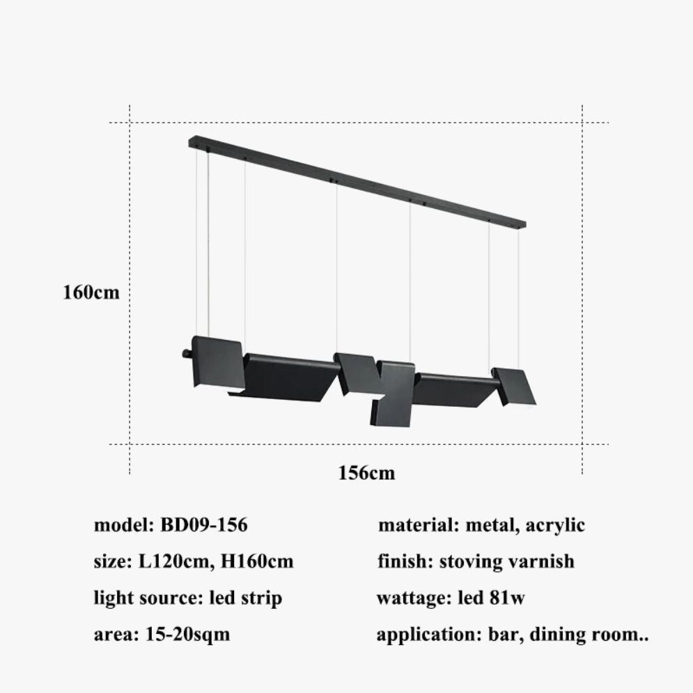 Lustre Led Rotatif Moderne intensité Variable pour Éclairage - Lumiine