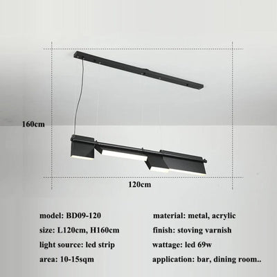 Lustre Led Rotatif Moderne intensité Variable pour Éclairage - Lumiine