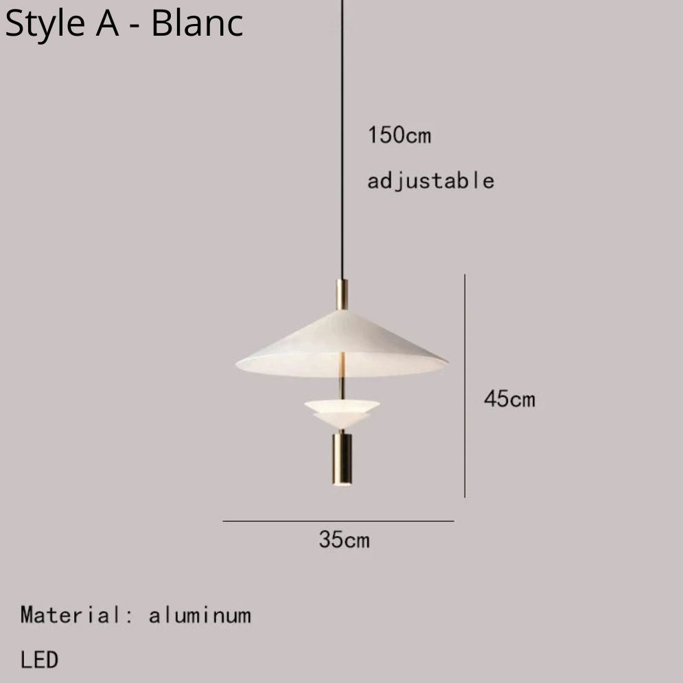 Lustre Minimaliste en Métal Réglables pour Bar et Magasin - Lumiine