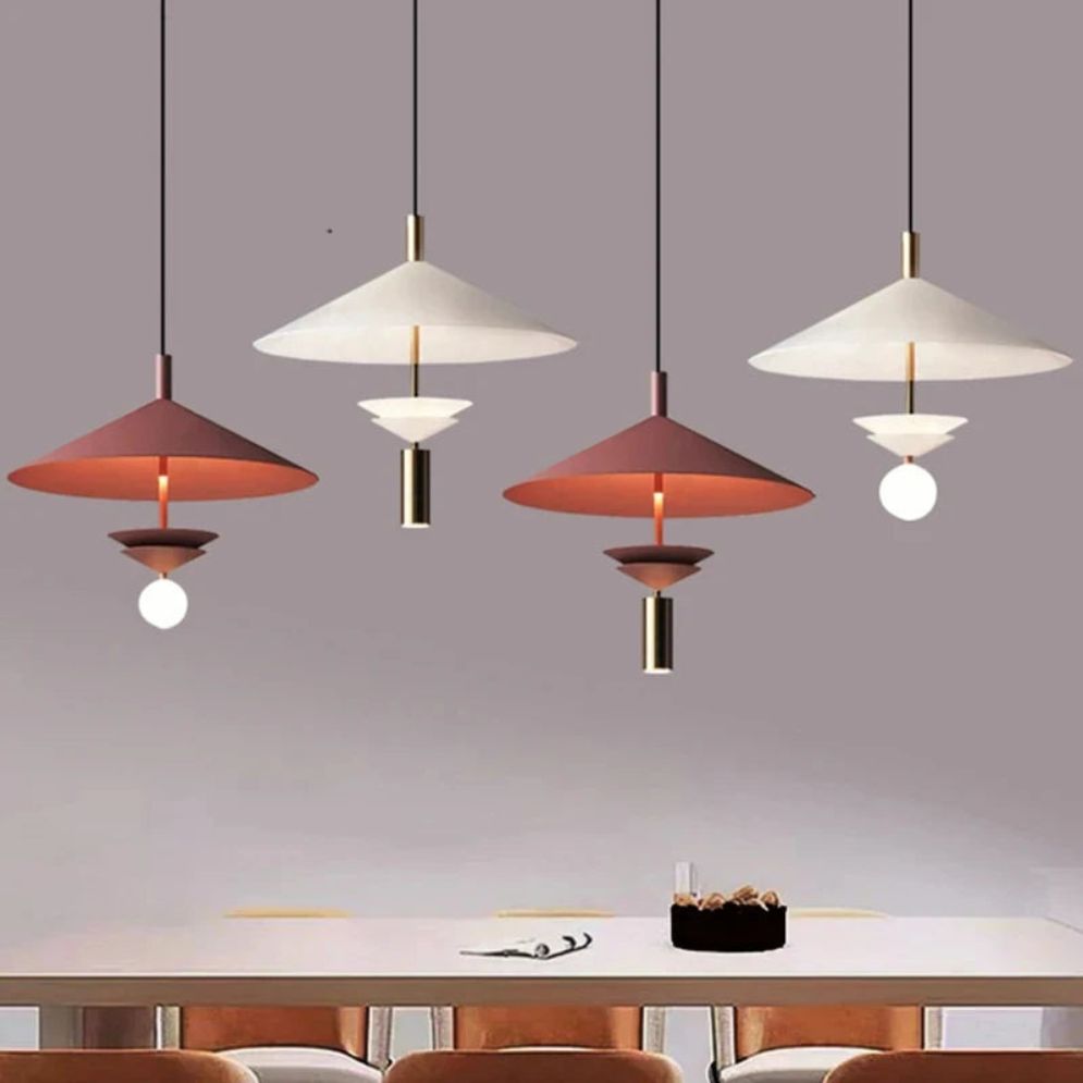 Lustre Minimaliste en Métal Réglables pour Bar et Magasin - Lumiine
