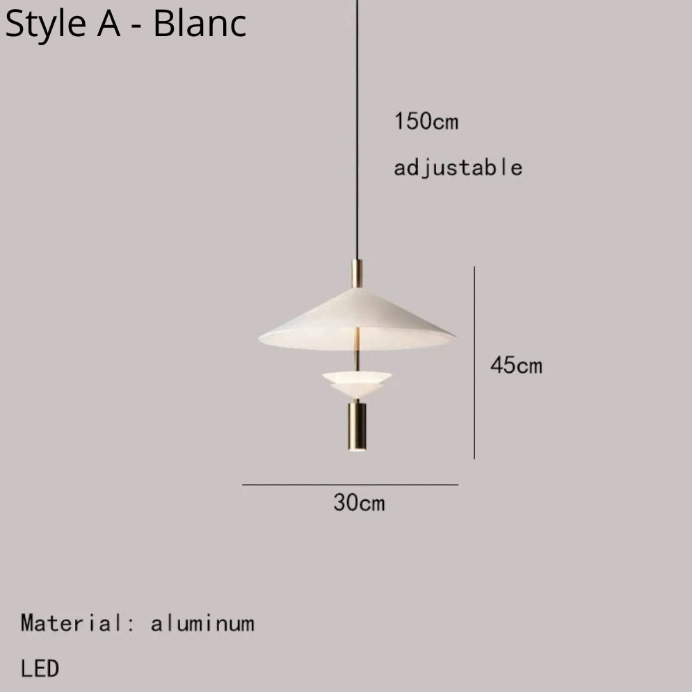 Lustre Minimaliste en Métal Réglables pour Bar et Magasin - Lumiine