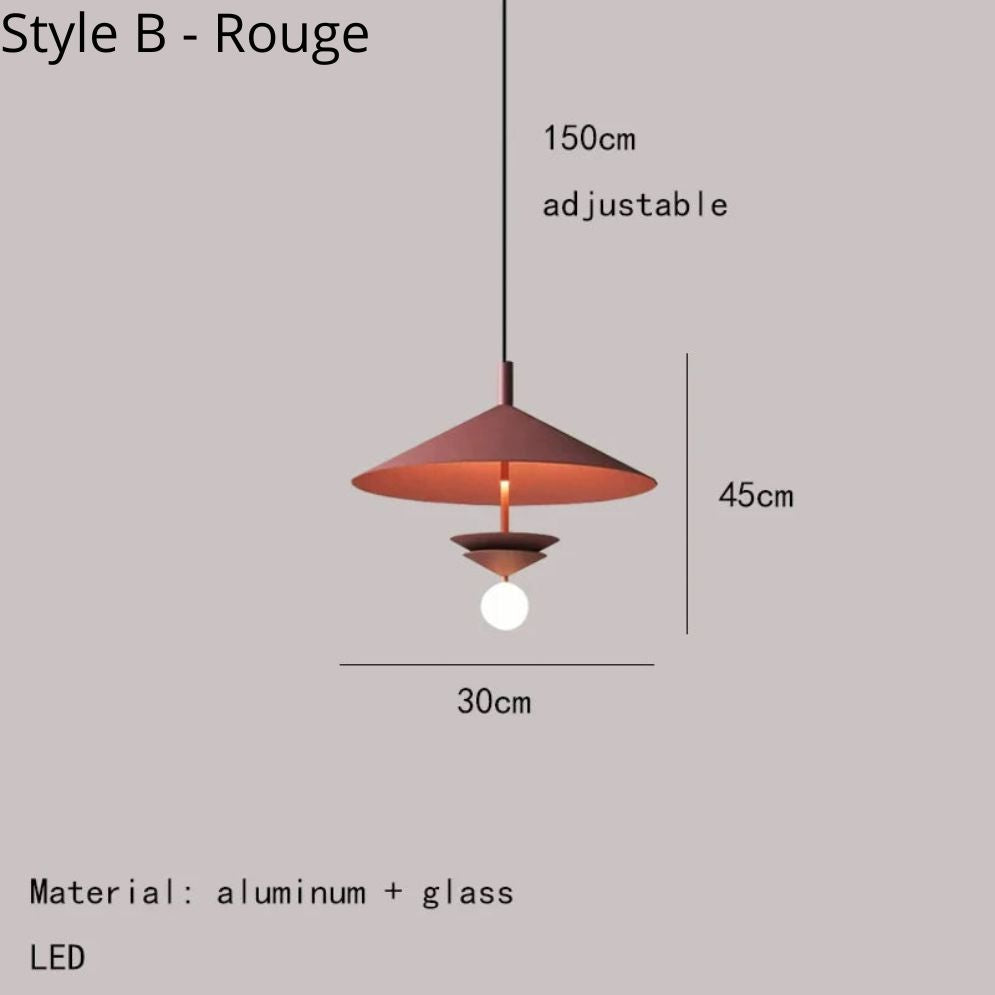Lustre Minimaliste en Métal Réglables pour Bar et Magasin - Lumiine