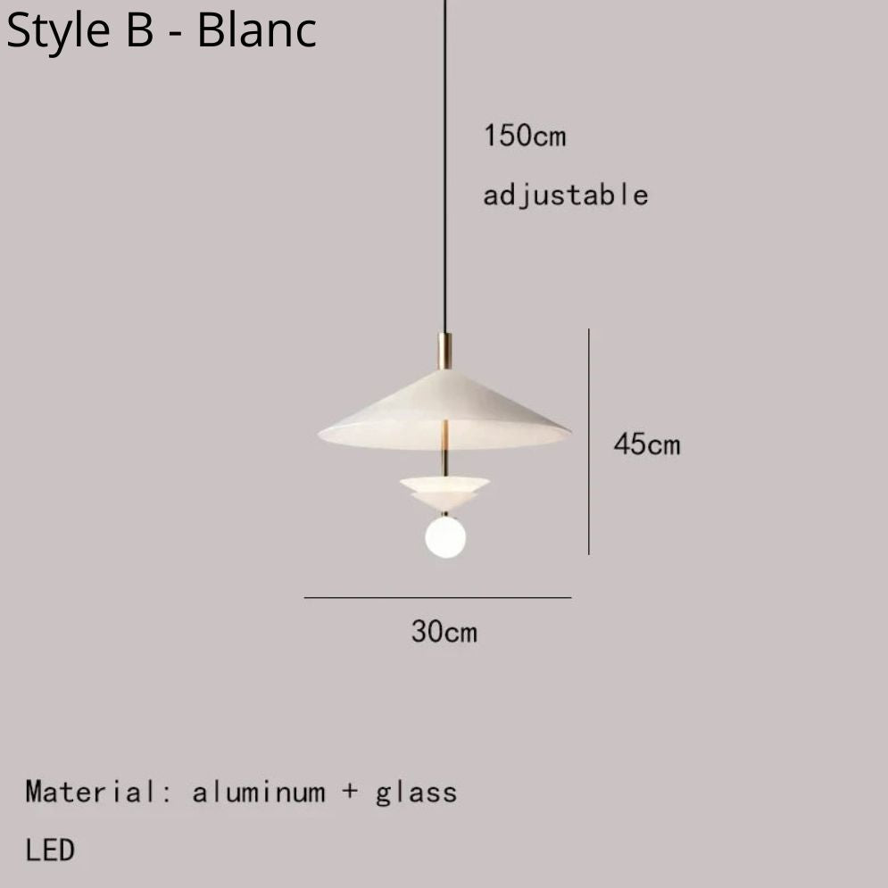 Lustre Minimaliste en Métal Réglables pour Bar et Magasin - Lumiine